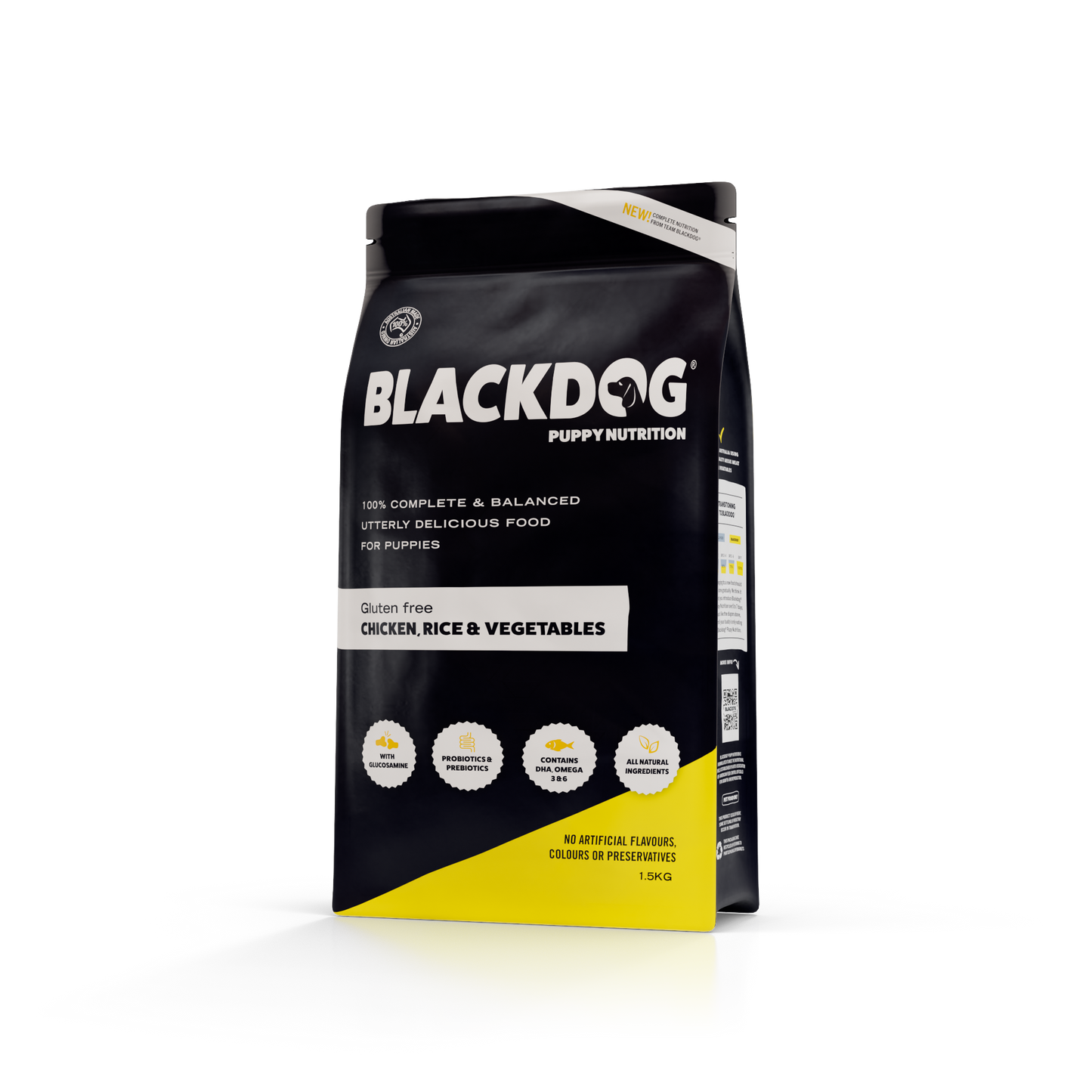 Blackdog Chicken Rice & Vegetables Puppy 1.5kg