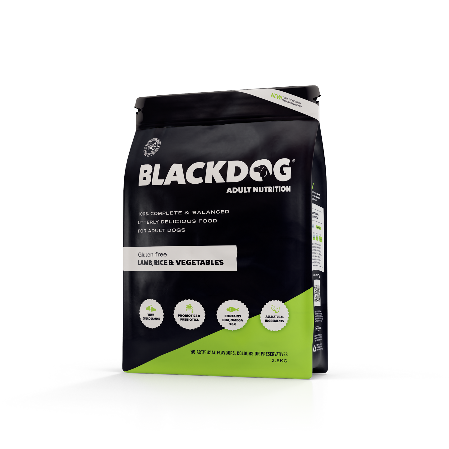 Blackdog Lamb, Rice & Vegetables Adult 2.5kg