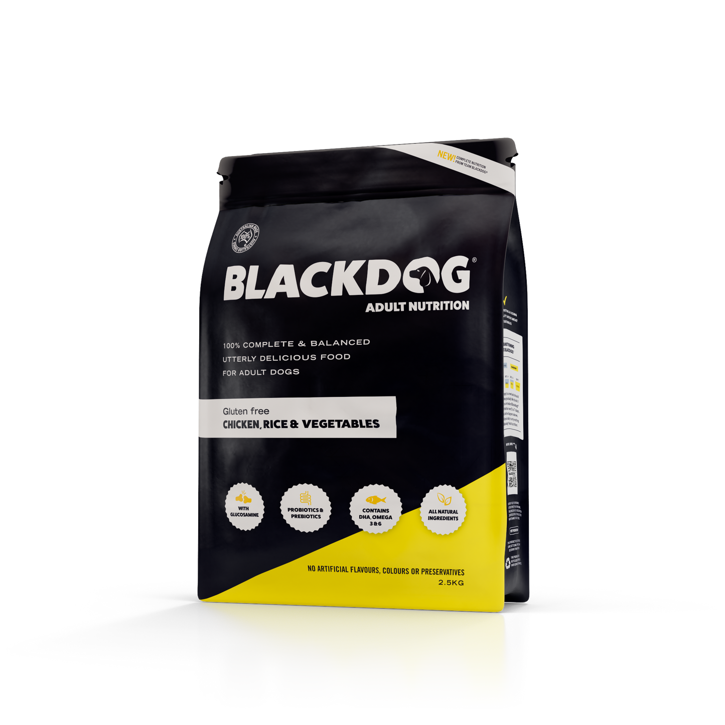 Blackdog Chicken Rice & Vegetables Adult 2.5kg